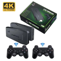 Игровая приставка Game Stick Lite 64 Gb для ТВ, 4k Ultra HD, 2 геймпада 10000+ игр PS1, Sega Play Station1 g-116