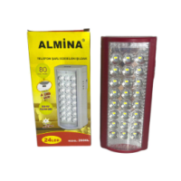 Фонарь переносной светодиодный с повербанком, 24 Led, Almina 2606