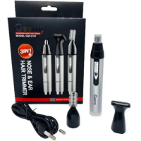 3 в 1 Триммер Geemy Gm-3107 для удаления волос из носа и ушей, для окантовки и подстригания бровей 