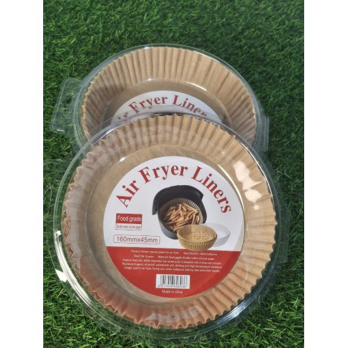  Пергаментные формы для аэрогриля одноразовые круглые в блистере, размер 16*4,5*20 см 50 шт(2536)(100).