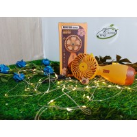 Вентилятор портативный аккумуляторный Капибара16*8,5*5 см на USB(144)