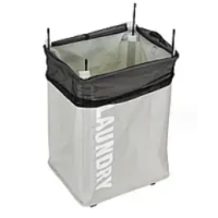 Корзина для белья на колесиках 59*40*32 см