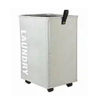 Корзина для белья на колесиках 59*40*32 см