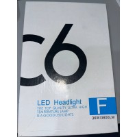 Светодиодные LED-лампы (фары) для автомобиля ADS C6 H4 6000K, 3600Lm с охлаждением LED Headlight(50)