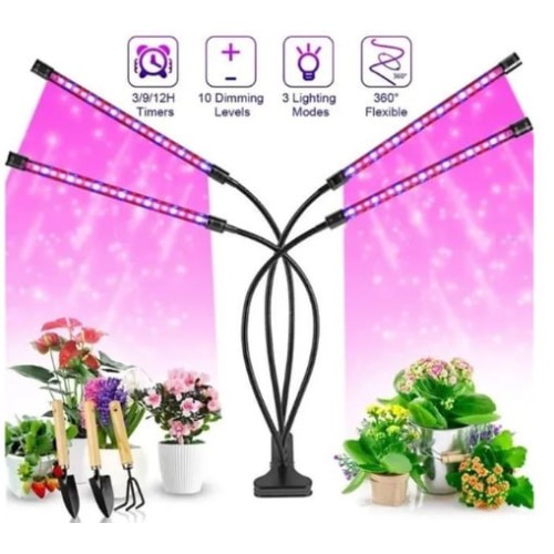 Фитолампа LED USB для роста растений на 4 лампы(30)