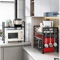 Kitchen And Bathroom Storage Rack. Полка над микроволновкой. Стойка для хранения вещей в ванной комнате и кухне( чорный, белый) 