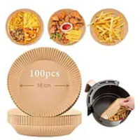 Пергаментные формы одноразовые круглые 20*16*4,50 см, 100 шт (100)