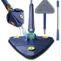 Швабра треугольная с вращающимся отжимом на 360°(30шт)