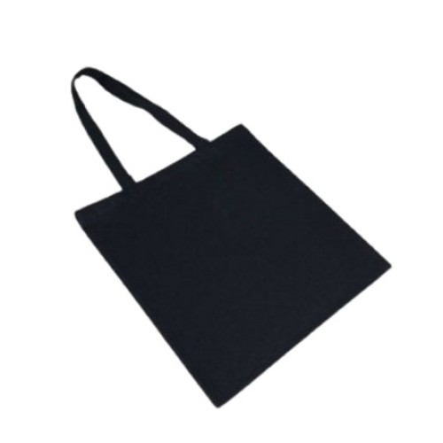 Черная екосумка-шопер, 100% хлопок 43*39 см(150)
