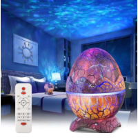Музыкальный ночник-проектор звездного неба с пультом управления Яйцо Динозавра
